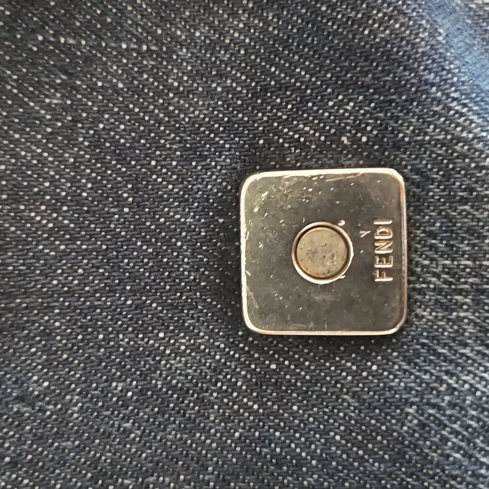 Auth Fendi Denim Mama Baguette - Picture 10 of 16